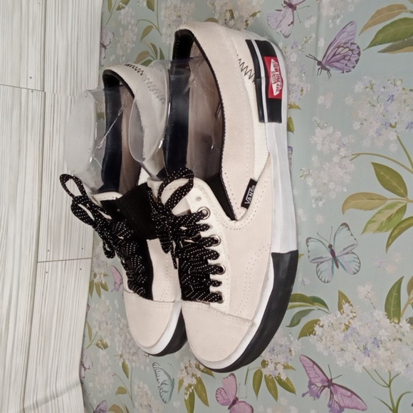 Vans Slip On Cap Reflective Marshmallow Black White Cream Unisex - Picture 3 of 8